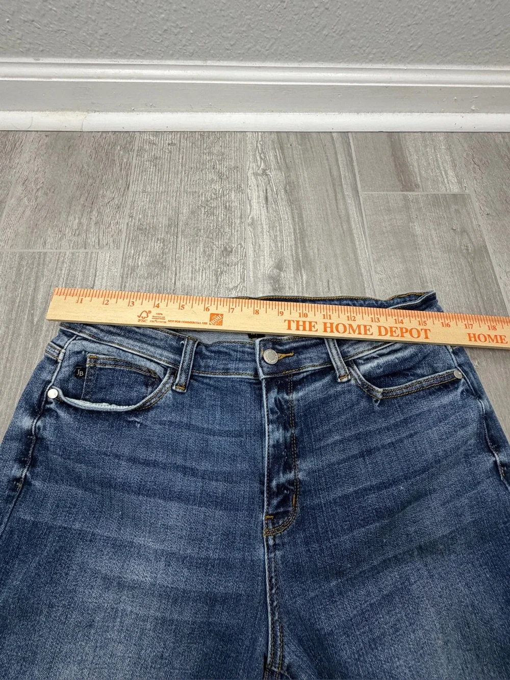 Judy Blue Boyfriend stretch denim jeans mid-to-high rise size 13/31